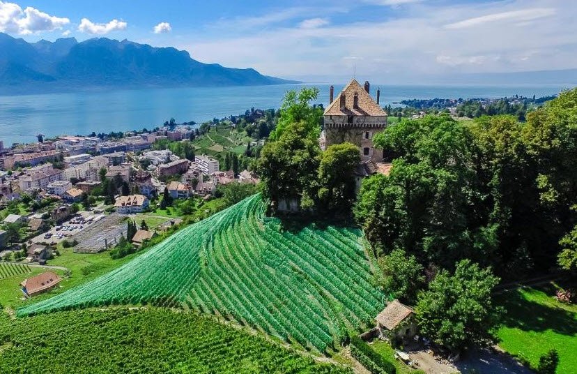 Châtelard Castle, Montreux, Switzerland, Switzerland